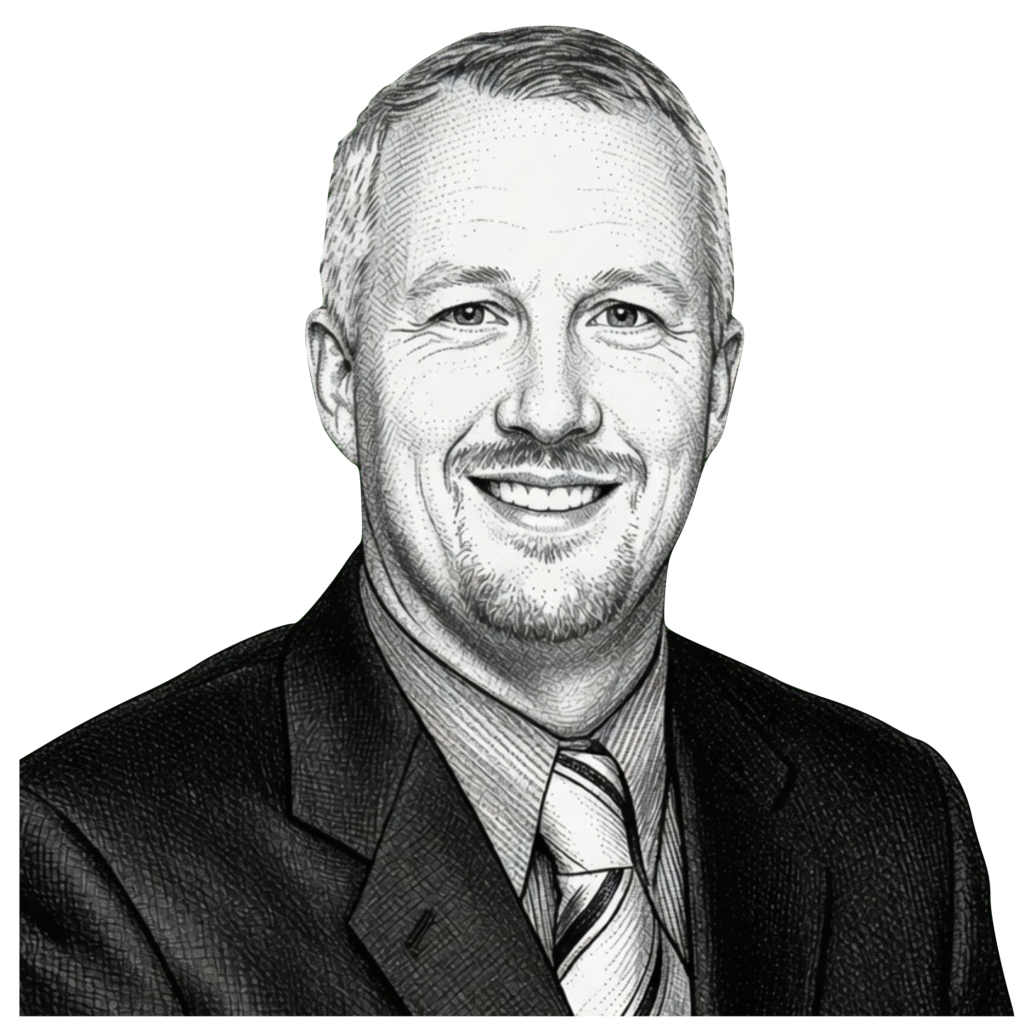 Stylized image of Jeff Clemens